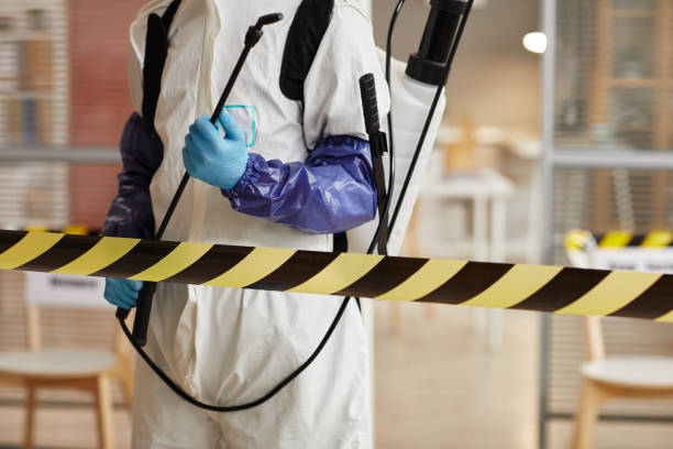 Professional Blood Cleanup technician working in Albin, WY